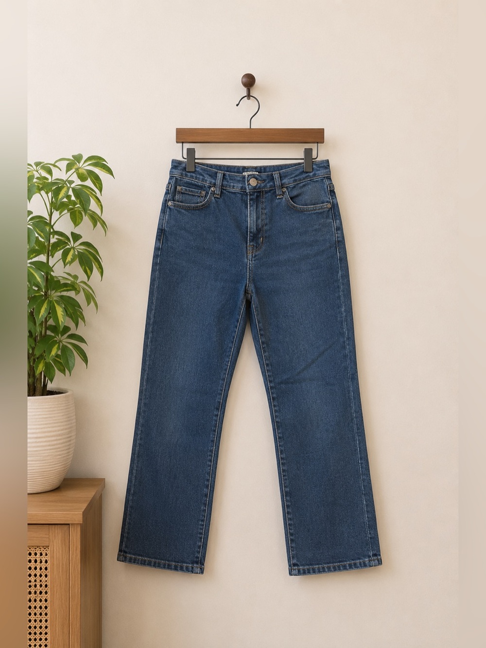 Judy Blue High Rise Straight Leg Jeans Size 15/32 Stretch Comfort Fit Denim Boot